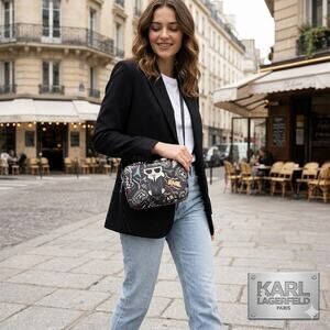 Karl Lagerfeld Paris Maybelle Camera Crossbody